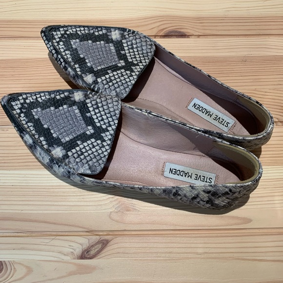 Steve Madden Feather Natural Exotic flats - Picture 4 of 4